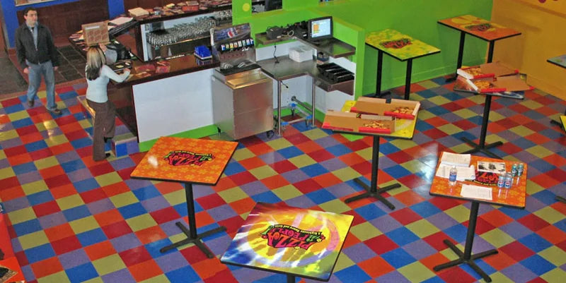Custom Logo & Photo Laminated Table Tops