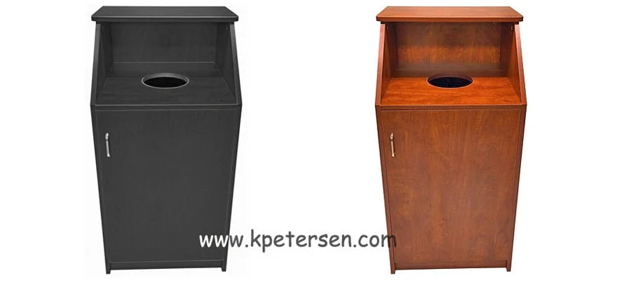 Quick Ship Single Top Drop Waste Receptacle