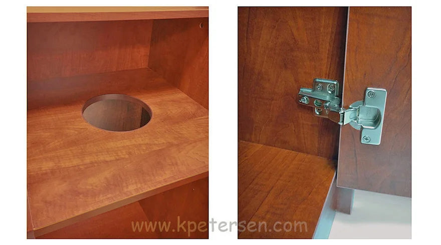 Quick Ship Single Top Drop Waste Receptacle