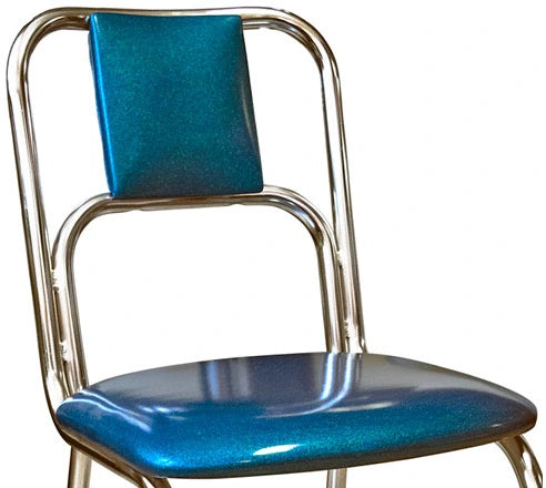 Retro Modern Double Back Diner Restaurant Chair