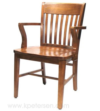 Oak School House Arm Chairs