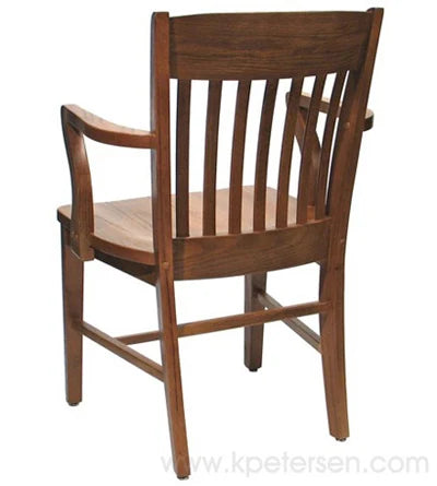 Oak School House Arm Chairs