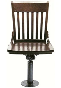 Bolt Down Schoolhouse Swivel Chair