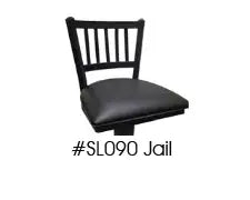 Quick Ship Floor Mounted Stools With Backrests