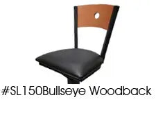 Quick Ship Floor Mounted Stools With Backrests