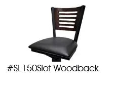 Quick Ship Floor Mounted Stools With Backrests