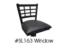 Quick Ship Floor Mounted Stools With Backrests