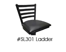 Quick Ship Floor Mounted Stools With Backrests