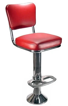 Deluxe Bolt Down Diner Chair Style Counter Stool