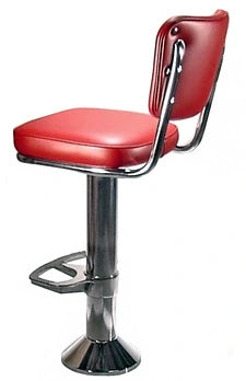 Deluxe Bolt Down Diner Chair Style Counter Stool