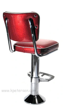 Deluxe Bolt Down Diner Chair Style Counter Stool