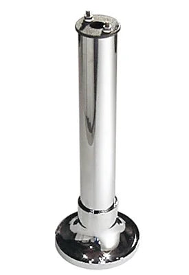 Soda Fountain Stool with Chromed Steel Seat and Column