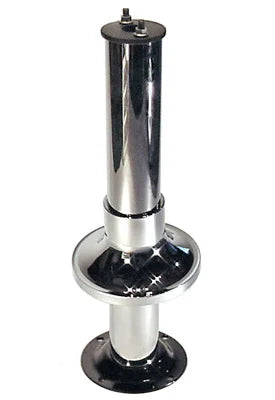 Soda Fountain Stool with Chromed Steel Seat and Column