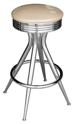Chrome Sputnik Bar Stool With Chrome Ring Seat