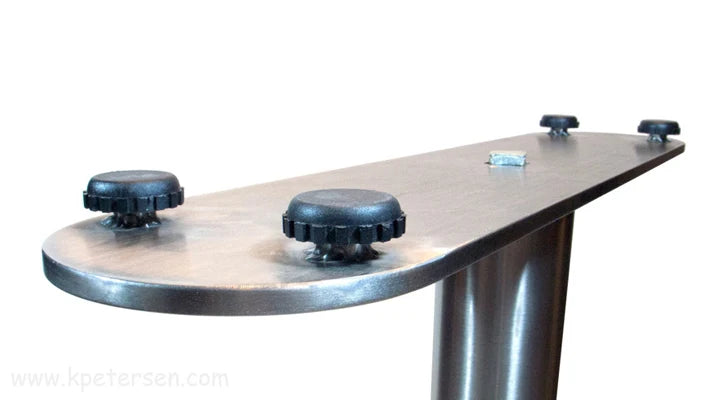 Stainless Steel "T End" Table Bases