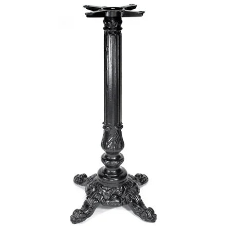 24" X 24" Victorian Crossfoot Ornate Cast Iron Table Base