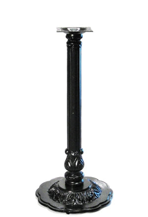19" Petal Ornate Cast Iron Table Base