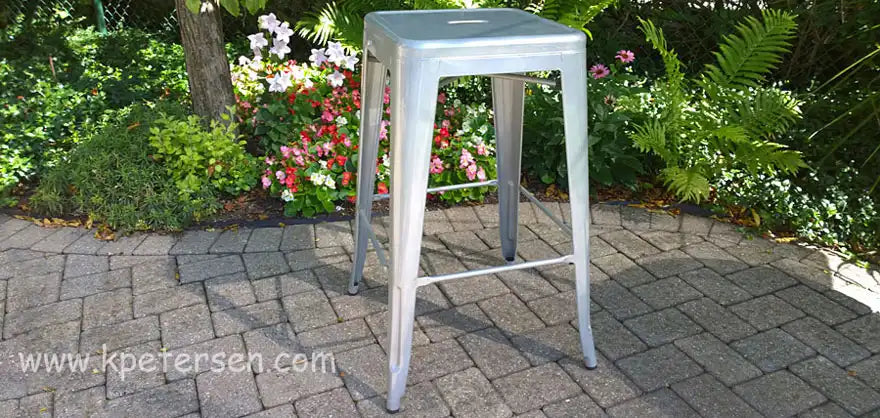 Brewtol Backless Indoor-Outdoor Steel Bar Stool