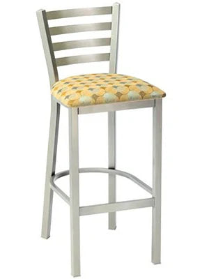 Trapezoid Steel Bar Stool