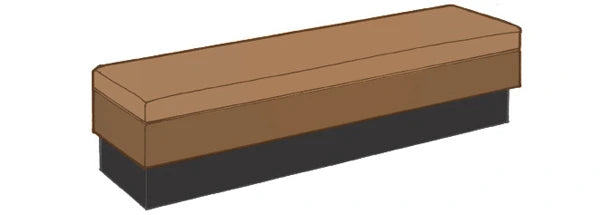 Upholstered Restaurant Customer Waiting Bench