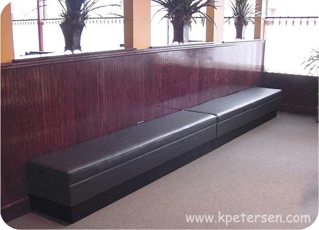 Upholstered Restaurant Customer Waiting Bench