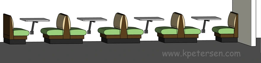 Wall Mounted Cantilever Table Supports