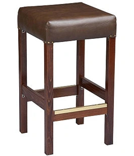Square Seat Backless Bar Stool