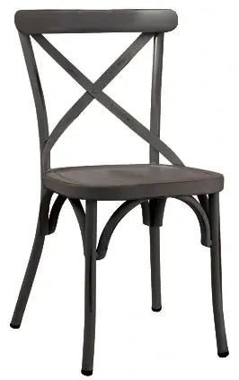 Bentwood X Style Outdoor Aluminum Stacking Chair