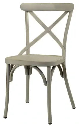 Bentwood X Style Outdoor Aluminum Stacking Chair
