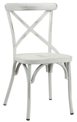 X Back Bentwood Style Steel Chair