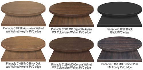High Pressure Laminate With PVC Edge Color Selections 1