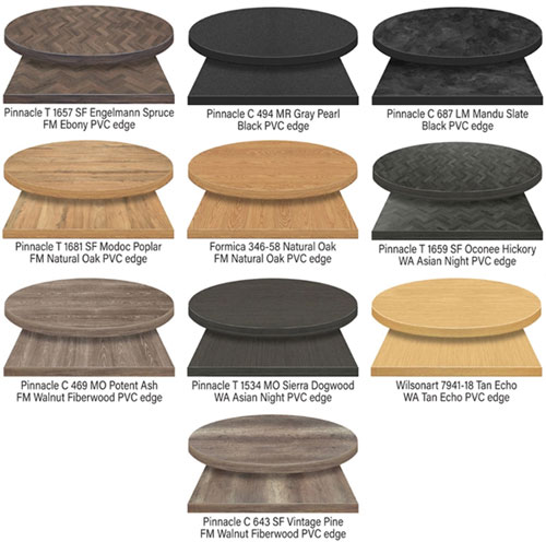 High Pressure Laminate With PVC Edge Color Selections 2