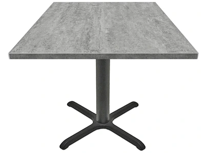 Elemental Concrete Laminated Plastic Table Top With Base