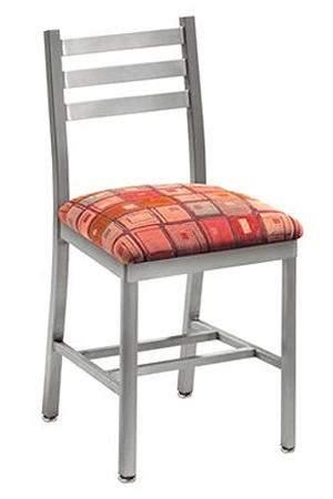 Alumaladder Aluminum Chair With Upholstered Seat