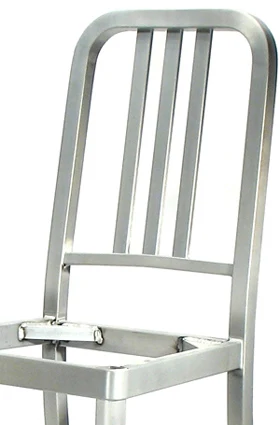 Decodina Aluminum Chair Back Detail