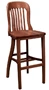 Banker Style Beech Barstool