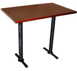 Pair of 22 Inch Bar Height End Bases