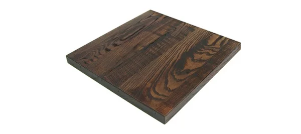 Solid Ash Barnwood Restaurant Table Cherry Finish