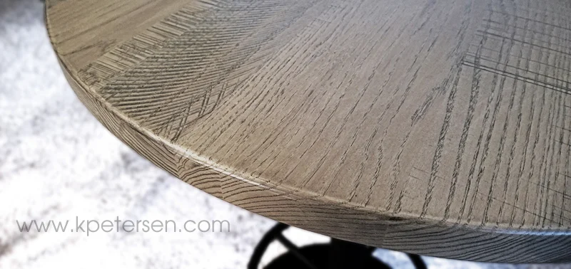 Solid Ash Barnwood Gray Finish Installation