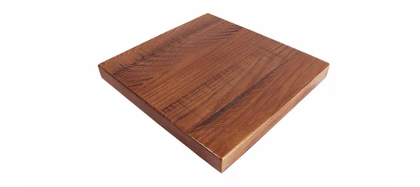 Solid Ash Barnwood Restaurant Table Honey Finish