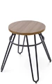 Hairpin Leg Steel Stool Chair Height