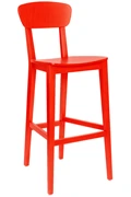 Beech Park Barstool Custom Red Finish