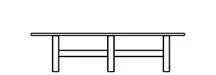 Biergarten Bench 72 Inch