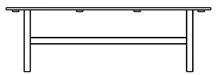 Biergarten Table 72 Inch