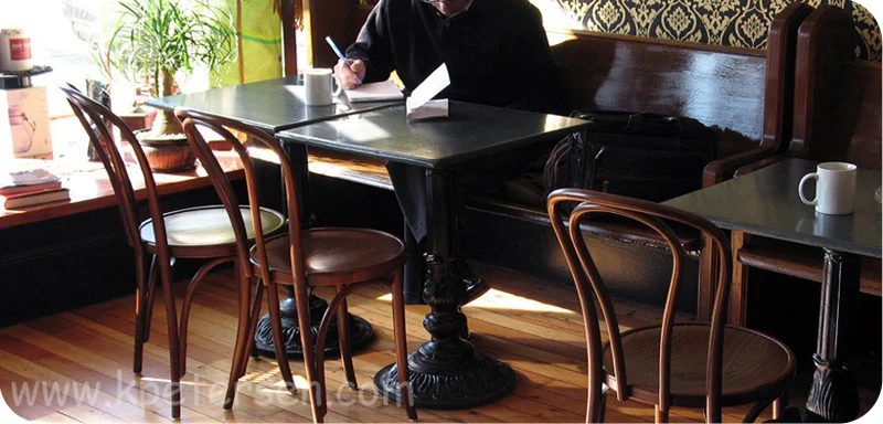 Bentwood Chairs Hairpin Back With Wood Seat Coffee Shop Installation