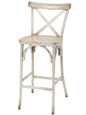 Outdoor Aluminum Bentwood X Back Style Stools