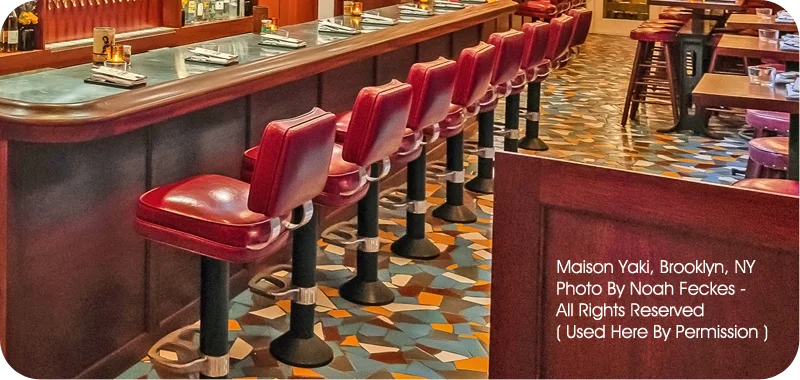 Bolt-Down Counter Stools Installation