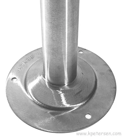 Bolt Down Locker Room Stool Base Detail