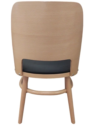 Budget Bentwood Backrest Restaurant Chair Rear View