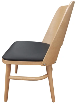 Budget Bentwood Backrest Restaurant Chair Side View